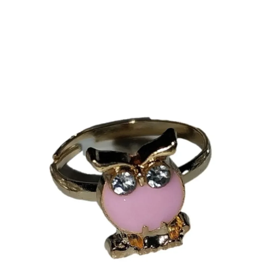 Super cute girls jeweled adjustable ring